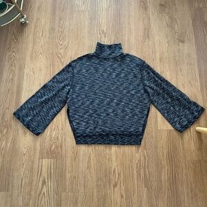 Free people black and grey long sleeve